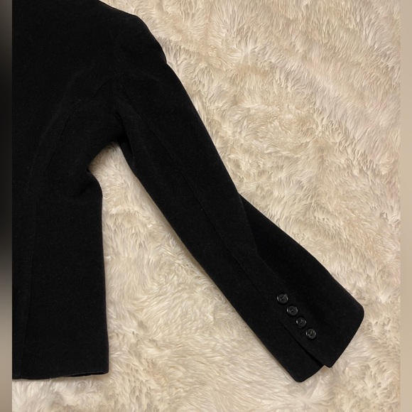 Lauren Ralph Lauren 8P Dark Gray Petite Virgin Wool Pea Coat Blazer Women’s - Picture 8 of 8